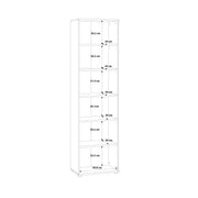 Essential Narrow 5 Shelf Bookcase in Vintage Oak – image 7