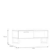 Sali 1 Drawer Coffee Table in Light – Grey – image 7