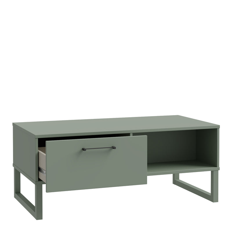 Sali 1 Drawer Coffee Table in Light – Sage Green – image 3