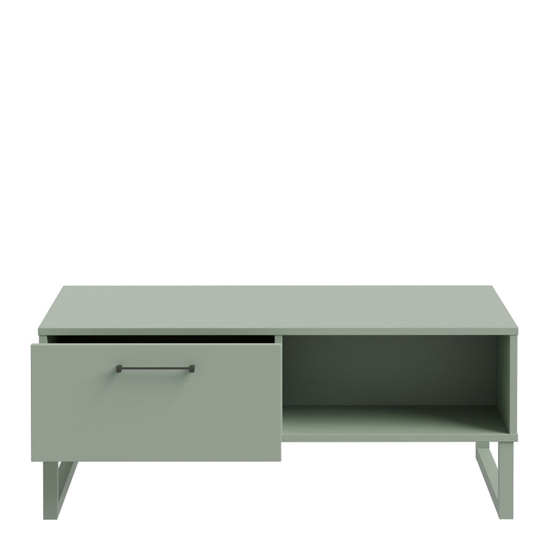 Sali 1 Drawer Coffee Table in Light – Sage Green – image 4
