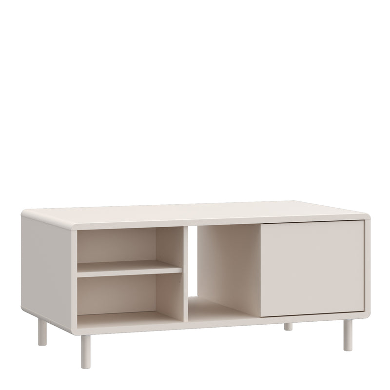 Playly Coffee Table with Open Shelf and Door – image 1