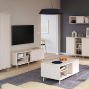 Playly Coffee Table with Open Shelf and Door – image 7