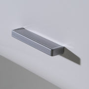 Ice Cave Hanging Storage Cupboard with 1 Door & Silver Handle in White with White Gloss Door – image 8