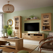 Corona 140cm Wall Shelf in Artisan Oak – image 4