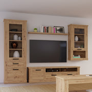 Corona 140cm Wall Shelf in Artisan Oak – image 5