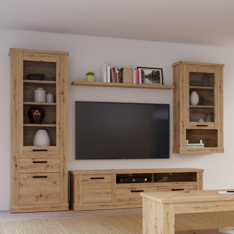 Corona 140cm Wall Shelf in Artisan Oak – image 5