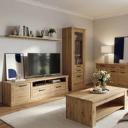 Corona 200cm Wall Shelf in Artisan Oak – image 4