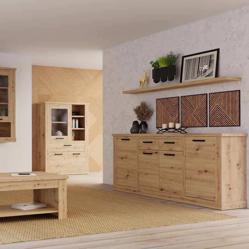 Corona 200cm Wall Shelf in Artisan Oak – image 7