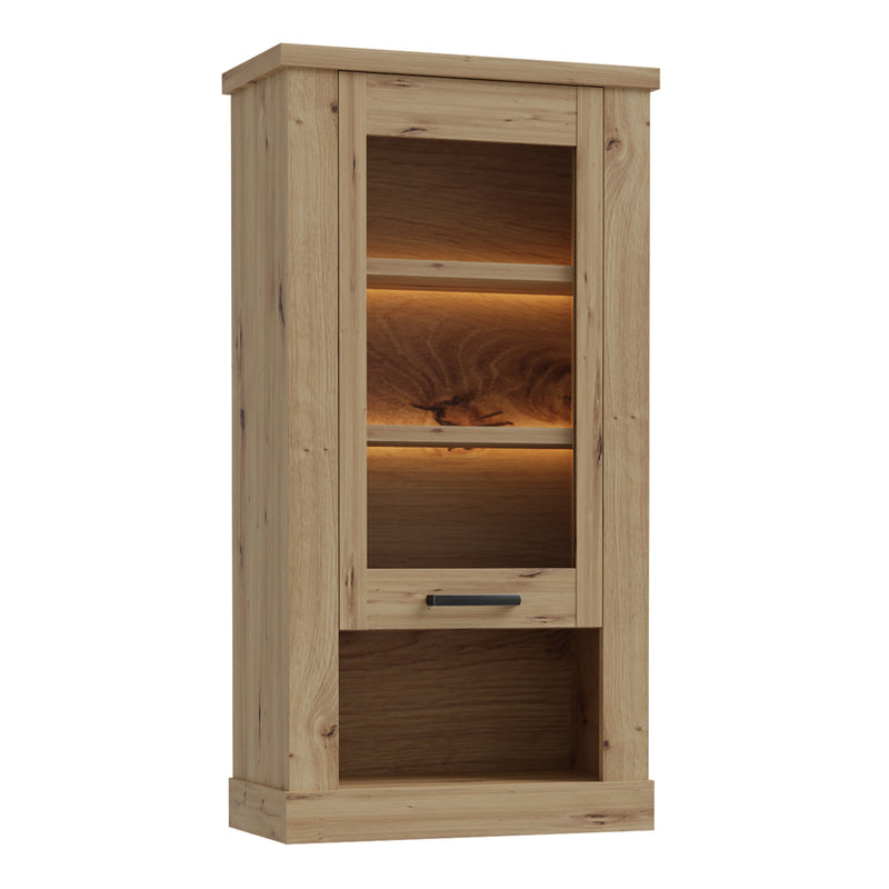 Corona Wall Display cabinet in Artisan Oak – image 1