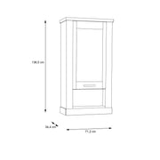 Corona Wall Display cabinet in Artisan Oak – image 10