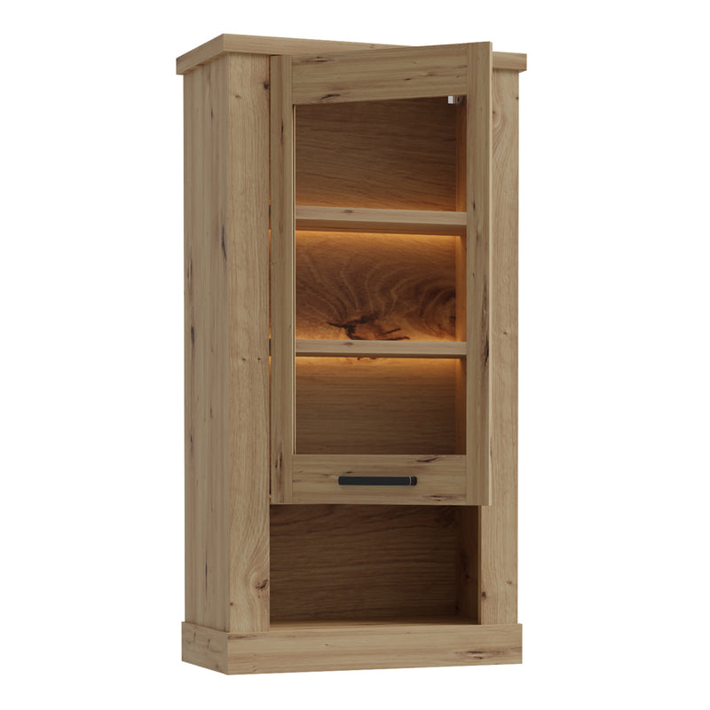 Corona Wall Display cabinet in Artisan Oak – image 3