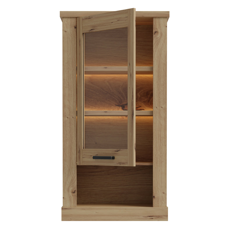Corona Wall Display cabinet in Artisan Oak – image 4