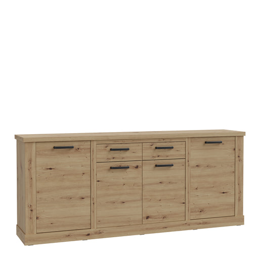 Corona 4 Door 2 Drawer Sideboard in Artisan Oak – image 1