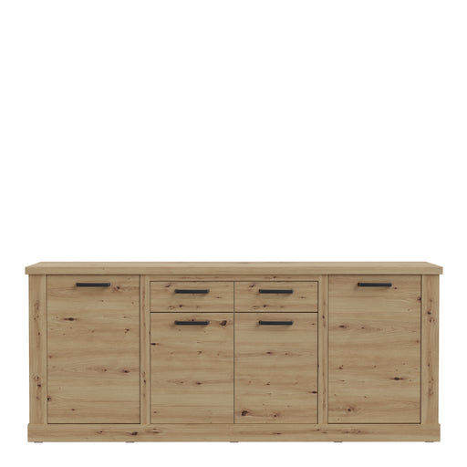 Corona 4 Door 2 Drawer Sideboard in Artisan Oak – image 2
