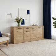 Corona 4 Door 2 Drawer Sideboard in Artisan Oak – image 5