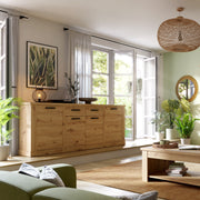 Corona 4 Door 2 Drawer Sideboard in Artisan Oak – image 6