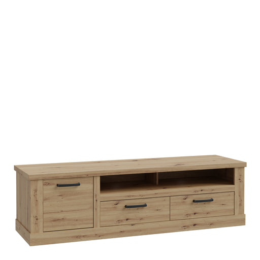 Corona 2 Drawer 1 Door Coffee TV Unit in Artisan Oak – image 1