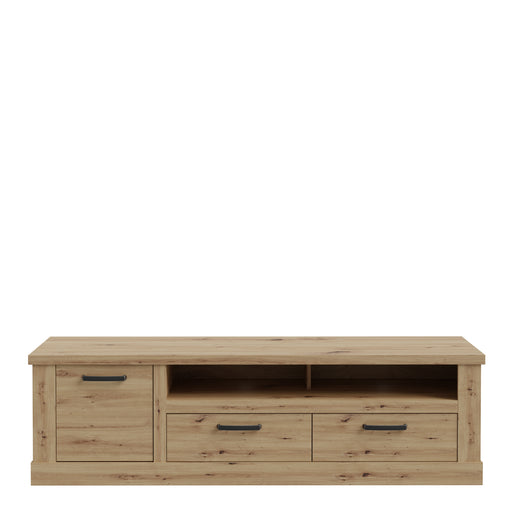Corona 2 Drawer 1 Door Coffee TV Unit in Artisan Oak – image 2