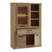 Corona Display Cabinet in Artisan Oak – image 3