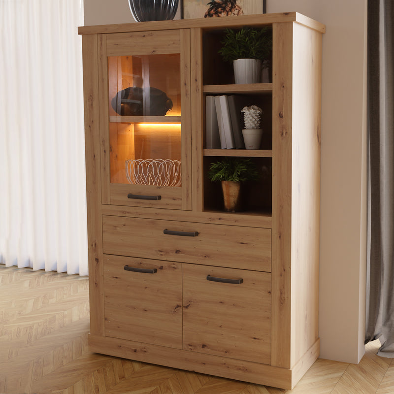 Corona Display Cabinet in Artisan Oak – image 9
