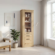 Corona Narrow Display Cabinet in Artisan Oak – image 5