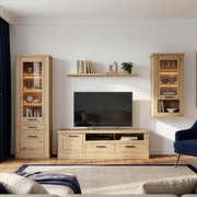 Corona Narrow Display Cabinet in Artisan Oak – image 9