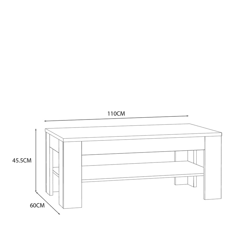 Grafton Coffee Table In Oak – image 6