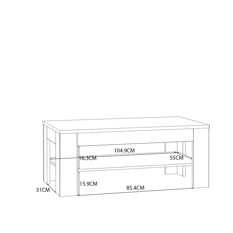 Grafton Coffee Table In Oak – image 7