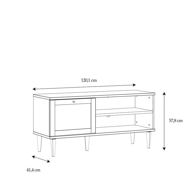 Calasetta TV Unit in Rattan – image 11