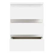 Edmore 3 Drawer Bedside Chest in White – image 5