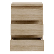 Edmore 3 Drawer Bedside Chest in Sonoma Oak – image 5