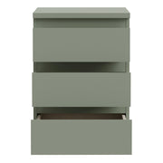 Edmore 3 Drawer Bedside Chest in Sage Green – image 5