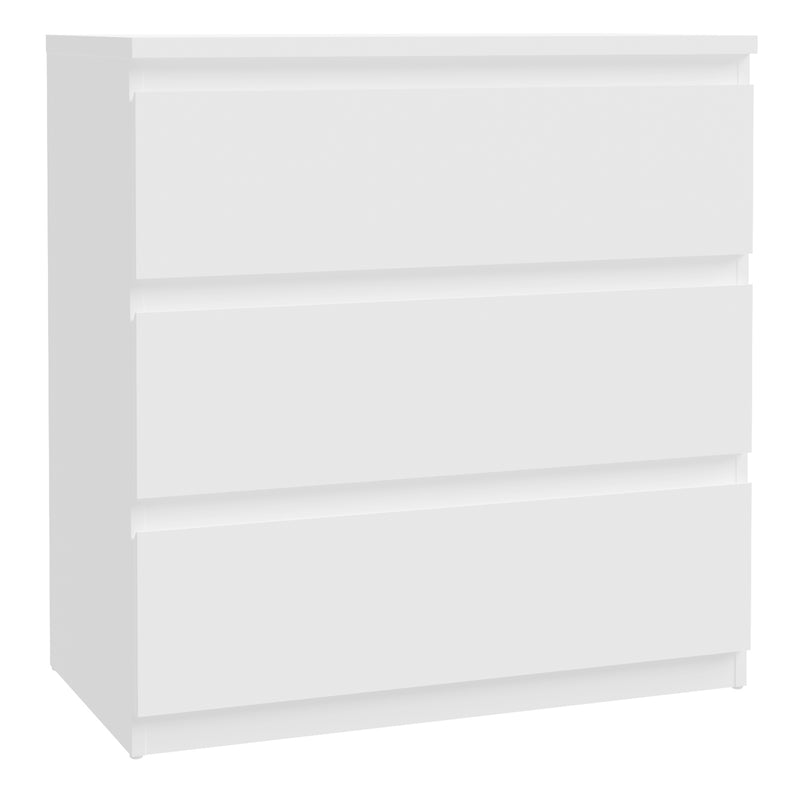 Edmore 3 Drawer Chest in White – image 1