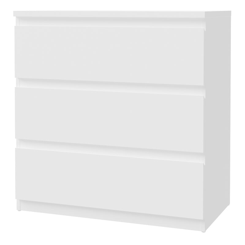 Edmore 3 Drawer Chest in White – image 3