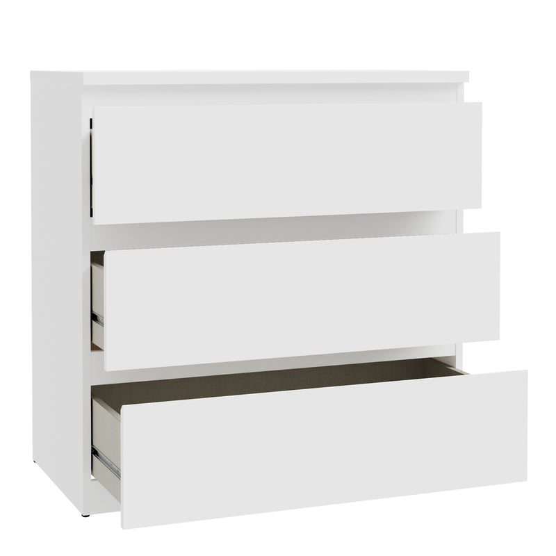 Edmore 3 Drawer Chest in White – image 4