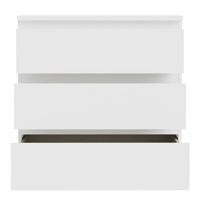 Edmore 3 Drawer Chest in White – image 5