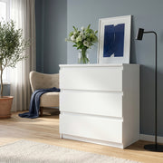 Edmore 3 Drawer Chest in White – image 6