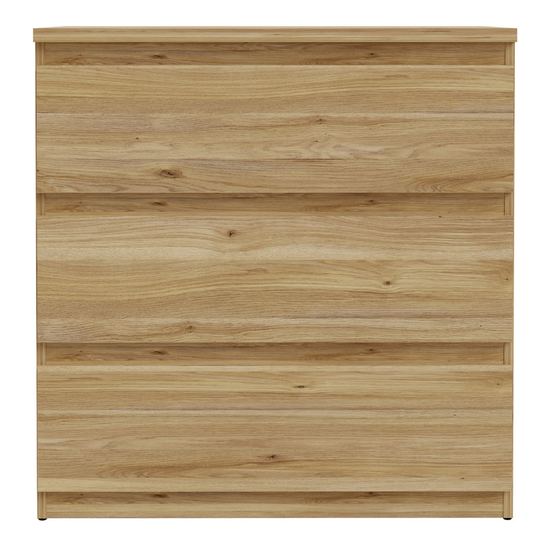 Edmore 3 Drawer Chest in Mauvella Oak – image 2
