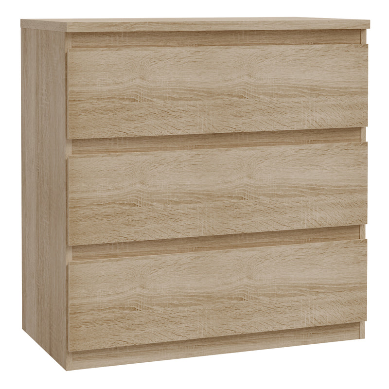 Edmore 3 Drawer Chest in Sonoma Oak – image 1