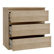 Edmore 3 Drawer Chest in Sonoma Oak – image 4