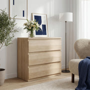 Edmore 3 Drawer Chest in Sonoma Oak – image 6