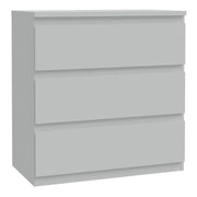 Edmore 3 Drawer Chest in Light Grey – image 1