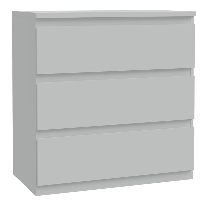Edmore 3 Drawer Chest in Light Grey – image 1