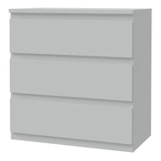 Edmore 3 Drawer Chest in Light Grey – image 3