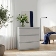 Edmore 3 Drawer Chest in Light Grey – image 6
