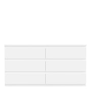 Edmore 6 Drawer Wide Chest in White – image 2