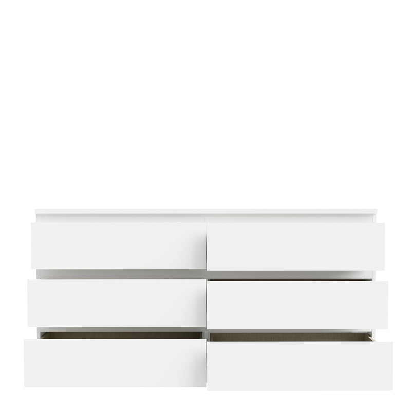 Edmore 6 Drawer Wide Chest in White – image 5