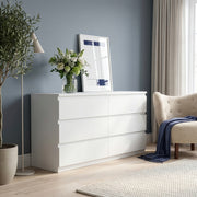 Edmore 6 Drawer Wide Chest in White – image 6