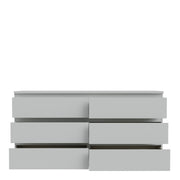 Edmore 6 Drawer Wide Chest in Light Grey – image 5