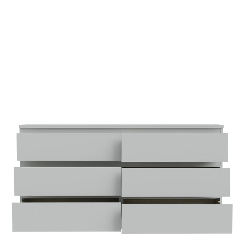 Edmore 6 Drawer Wide Chest in Light Grey – image 5